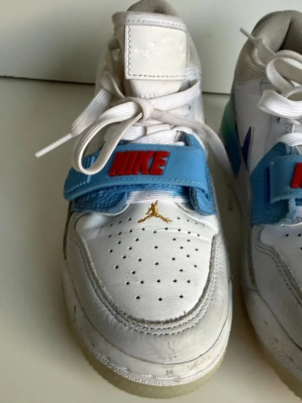 Nike Air Jordan Legacy 312 Low Boys White Emerald Rise 4.5Y